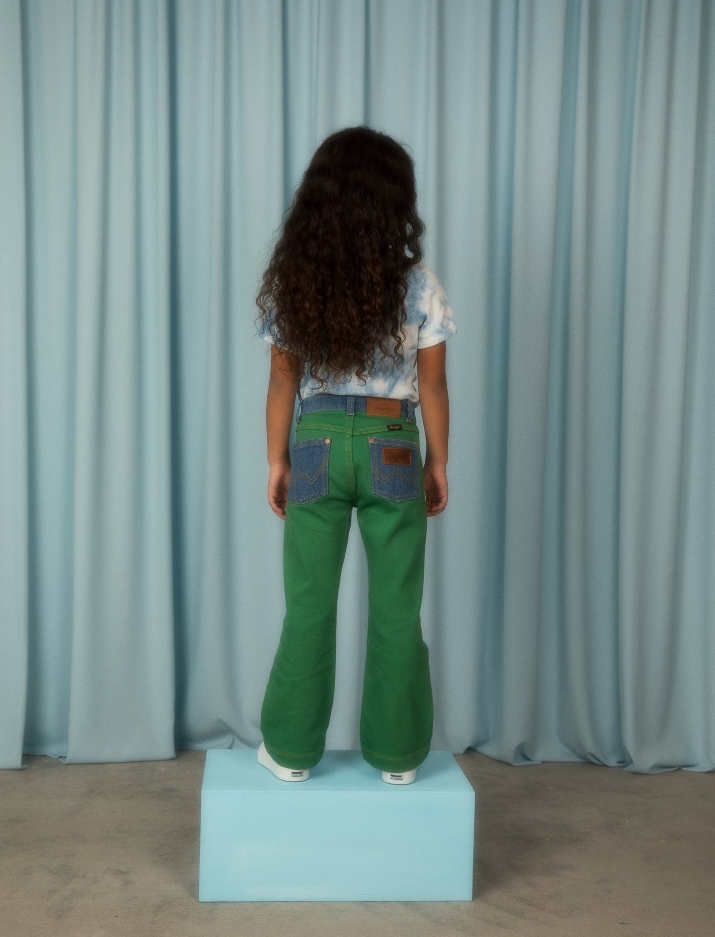 MR x WRANGLER Flared Jeans | PEACE DOVE Green