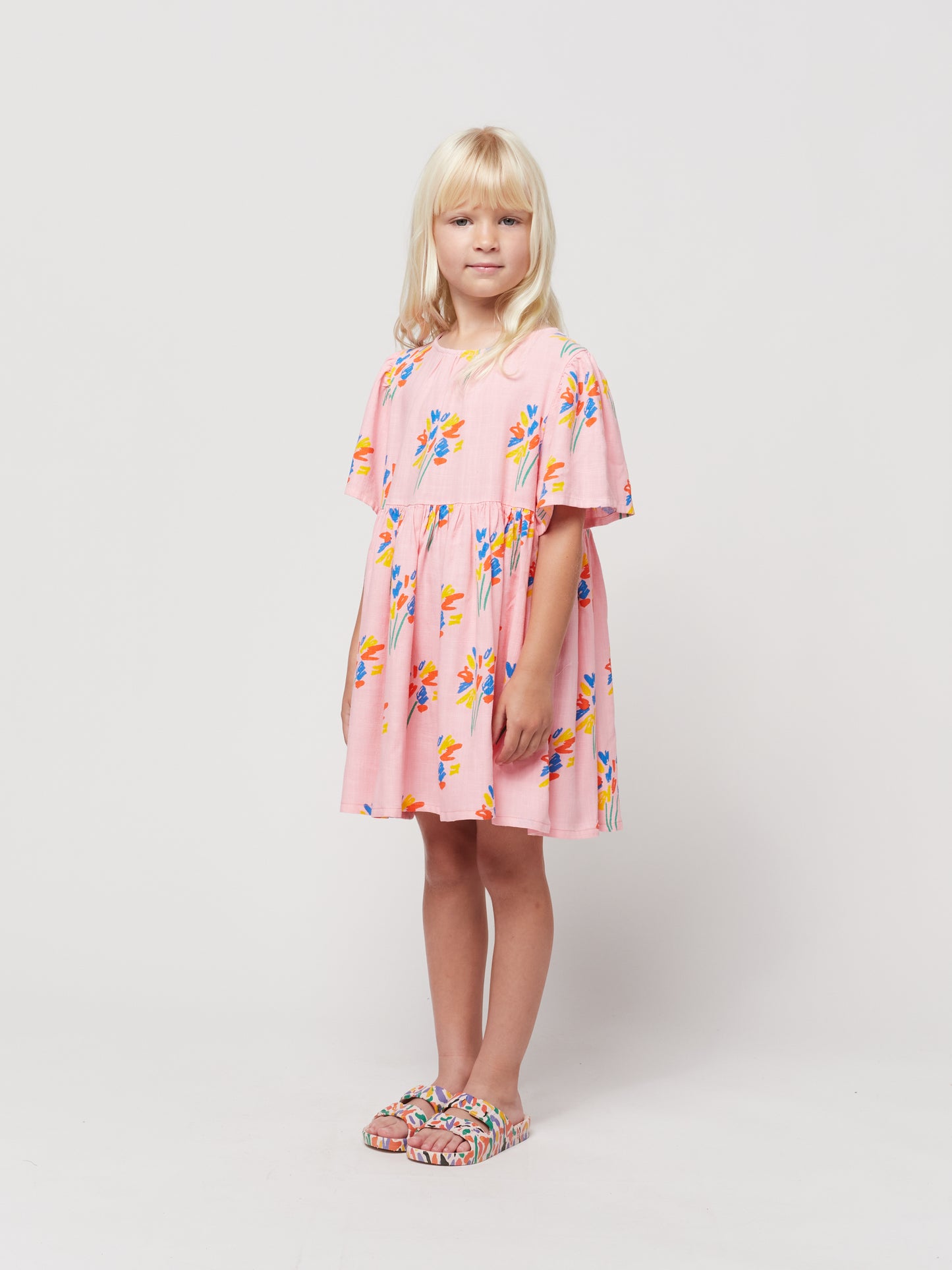 All Over Flounce Sleeves Woven Dress | FIREWORKS