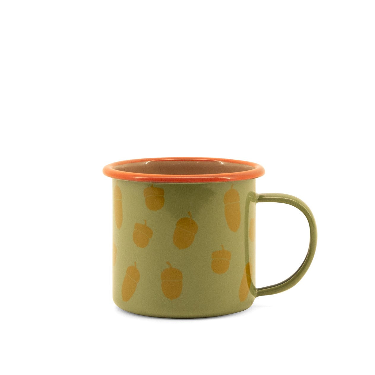 Enamel Mug / Emaille-Tasse | ACORNS MAP GREEN