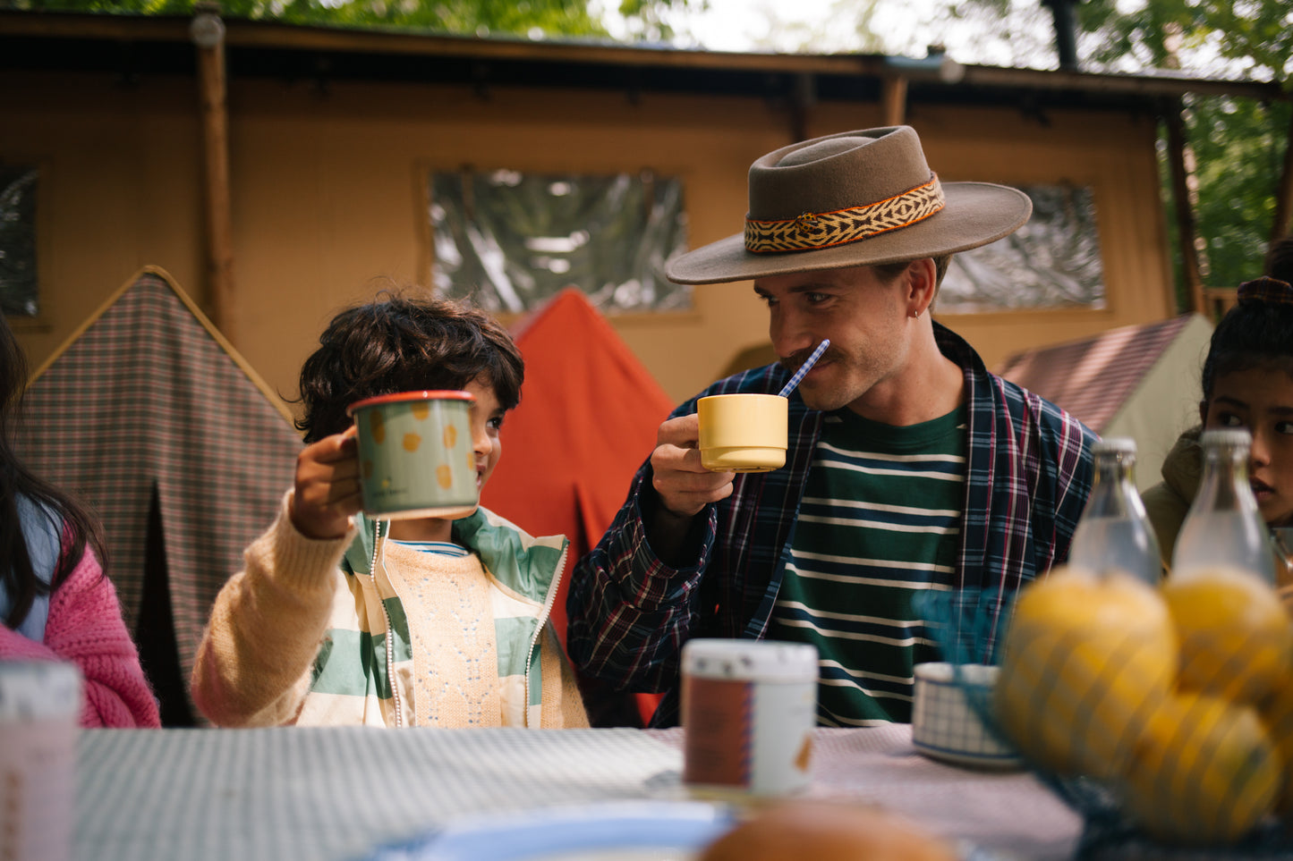 Enamel Mug / Emaille-Tasse | ACORNS MAP GREEN