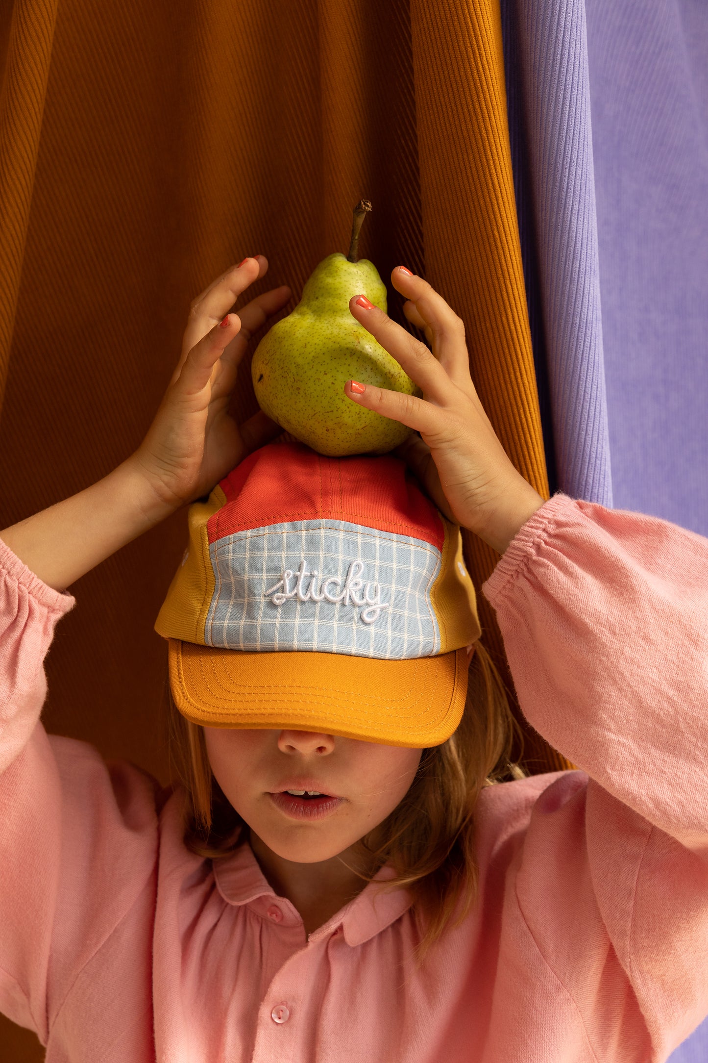 Color-Block Cap | MORNING FOG