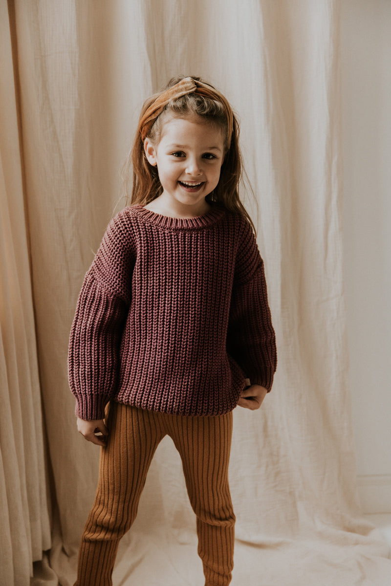 Chunky Knitted Sweater | GRAPE