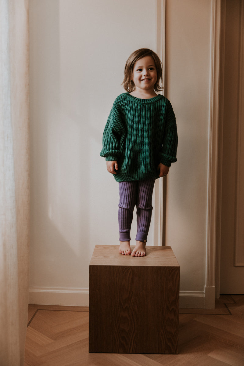 Chunky Knitted Sweater | LEAF