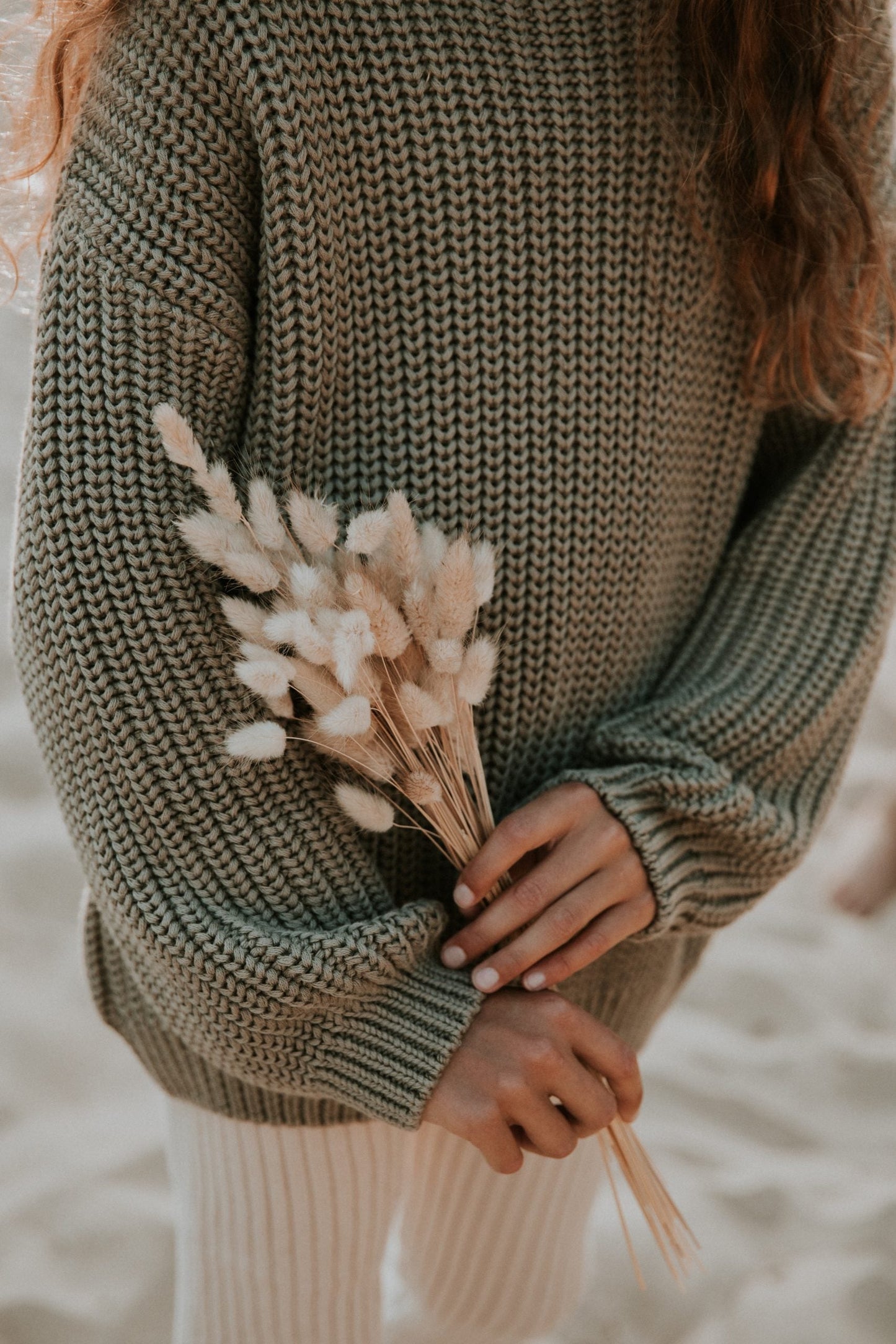 Chunky Knitted Sweater | SAGE