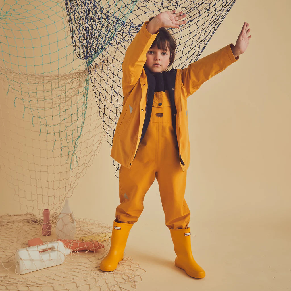 Classic Waterproof Dungarees | YELLOW