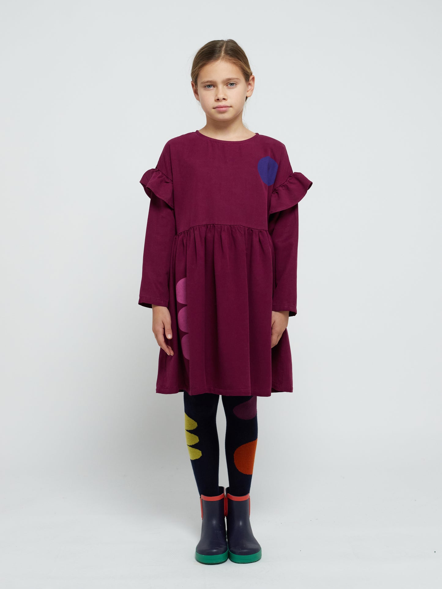 Shapes Ruffles Dress | GEOMETRIC