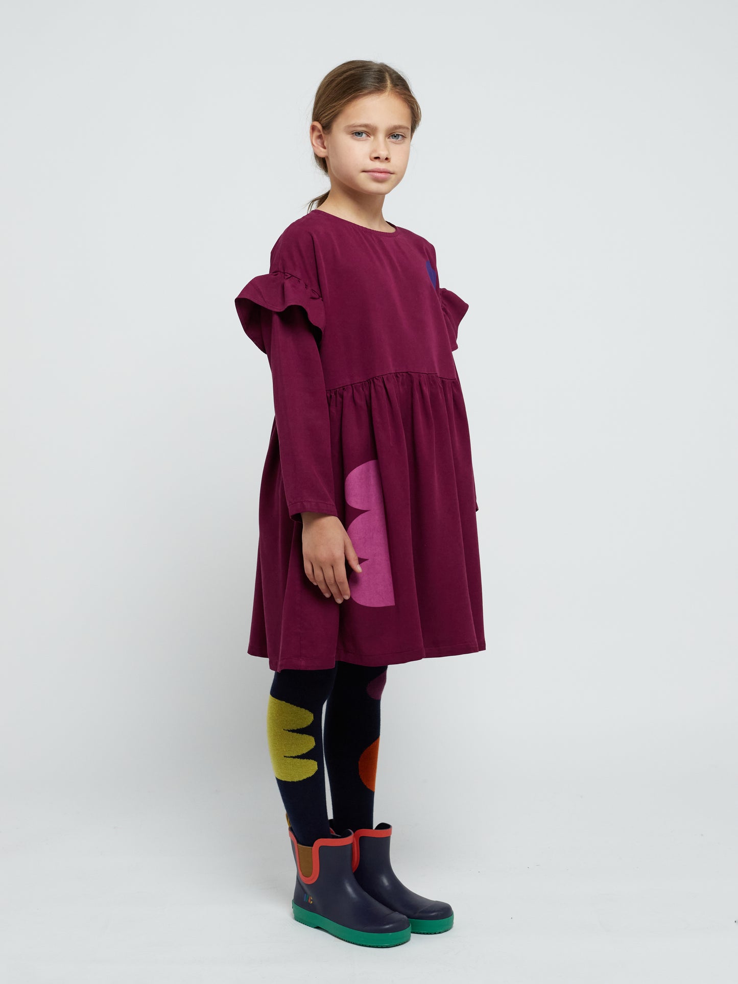 Shapes Ruffles Dress | GEOMETRIC