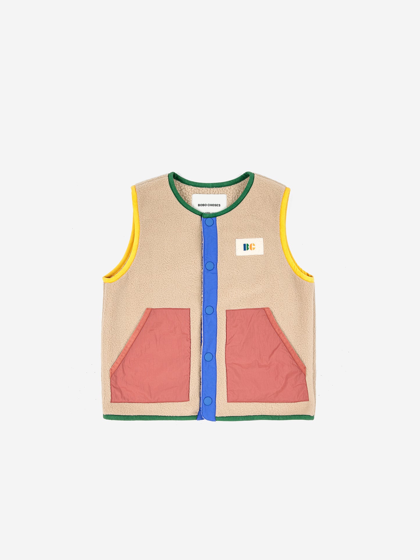 Polar Fleece Vest | COLOR BLOCK