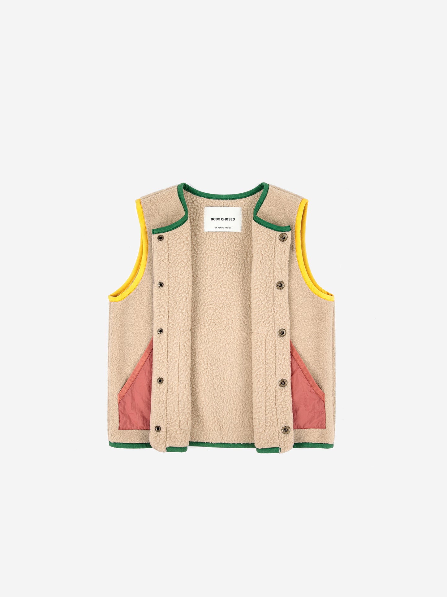 Polar Fleece Vest | COLOR BLOCK