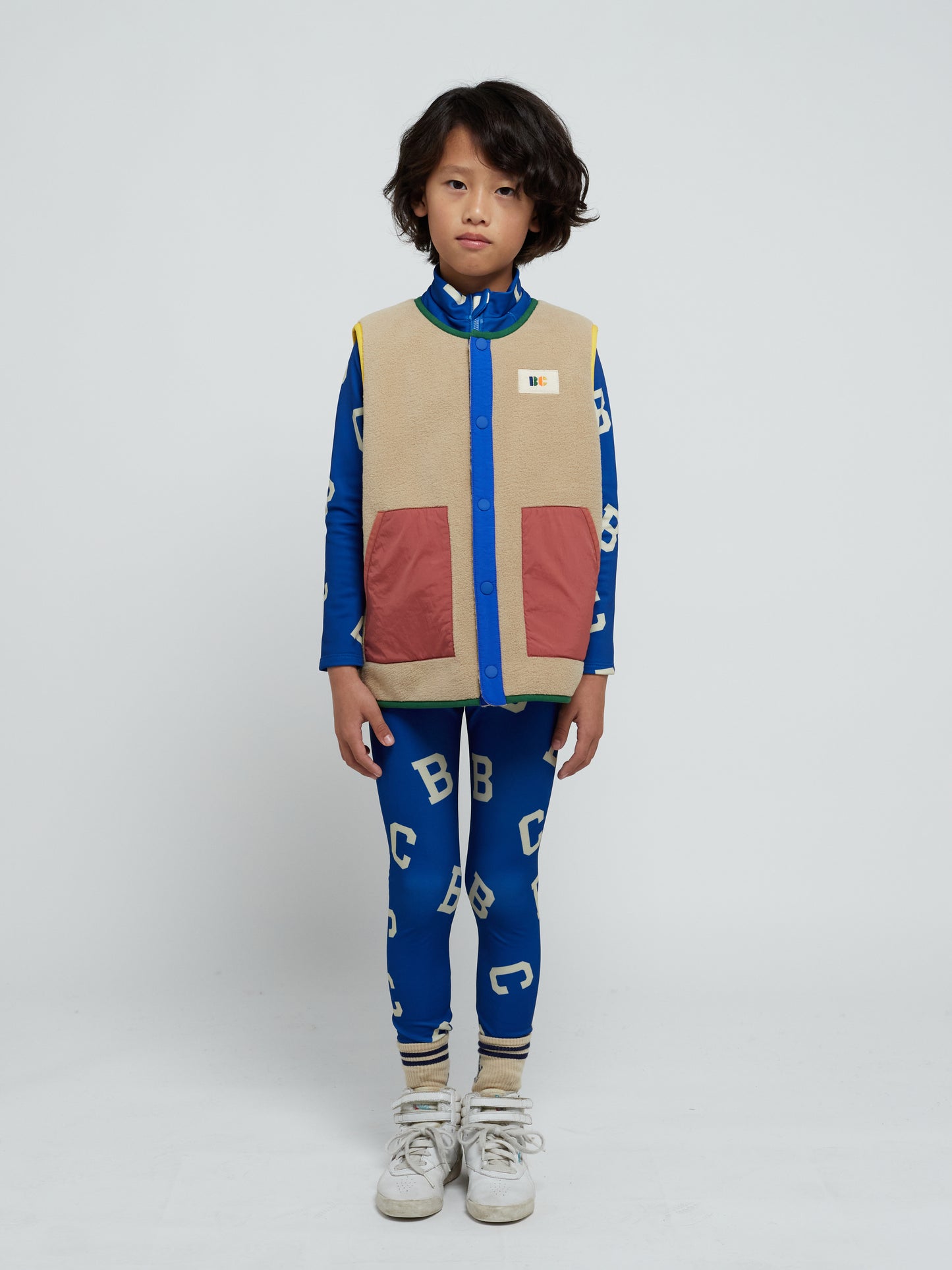 Polar Fleece Vest | COLOR BLOCK