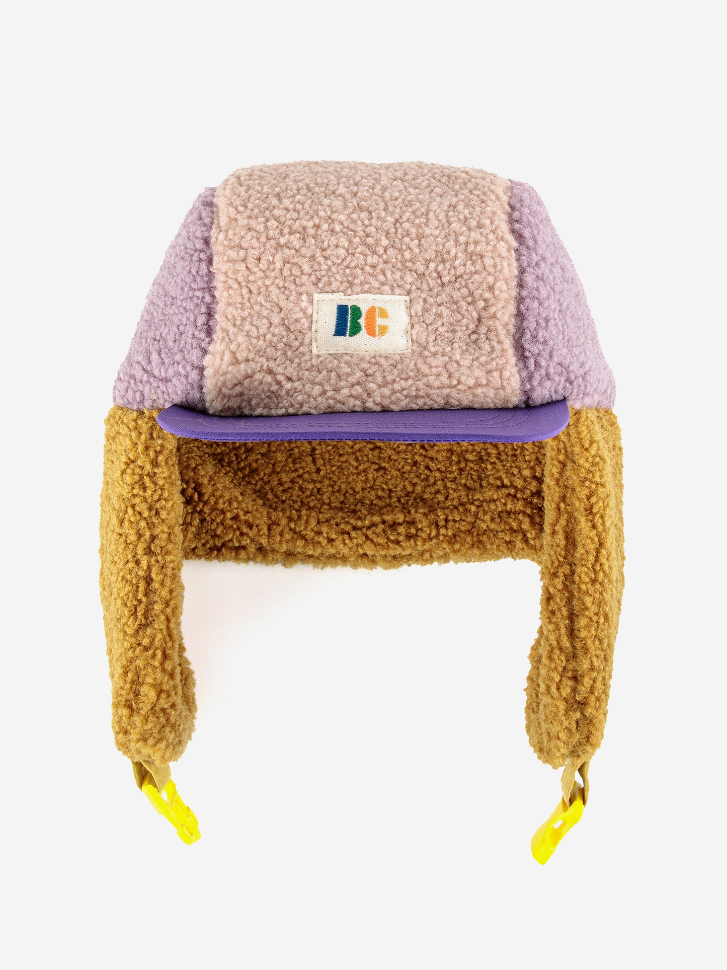 Sheepskin Chapka | COLOR BLOCK PINK