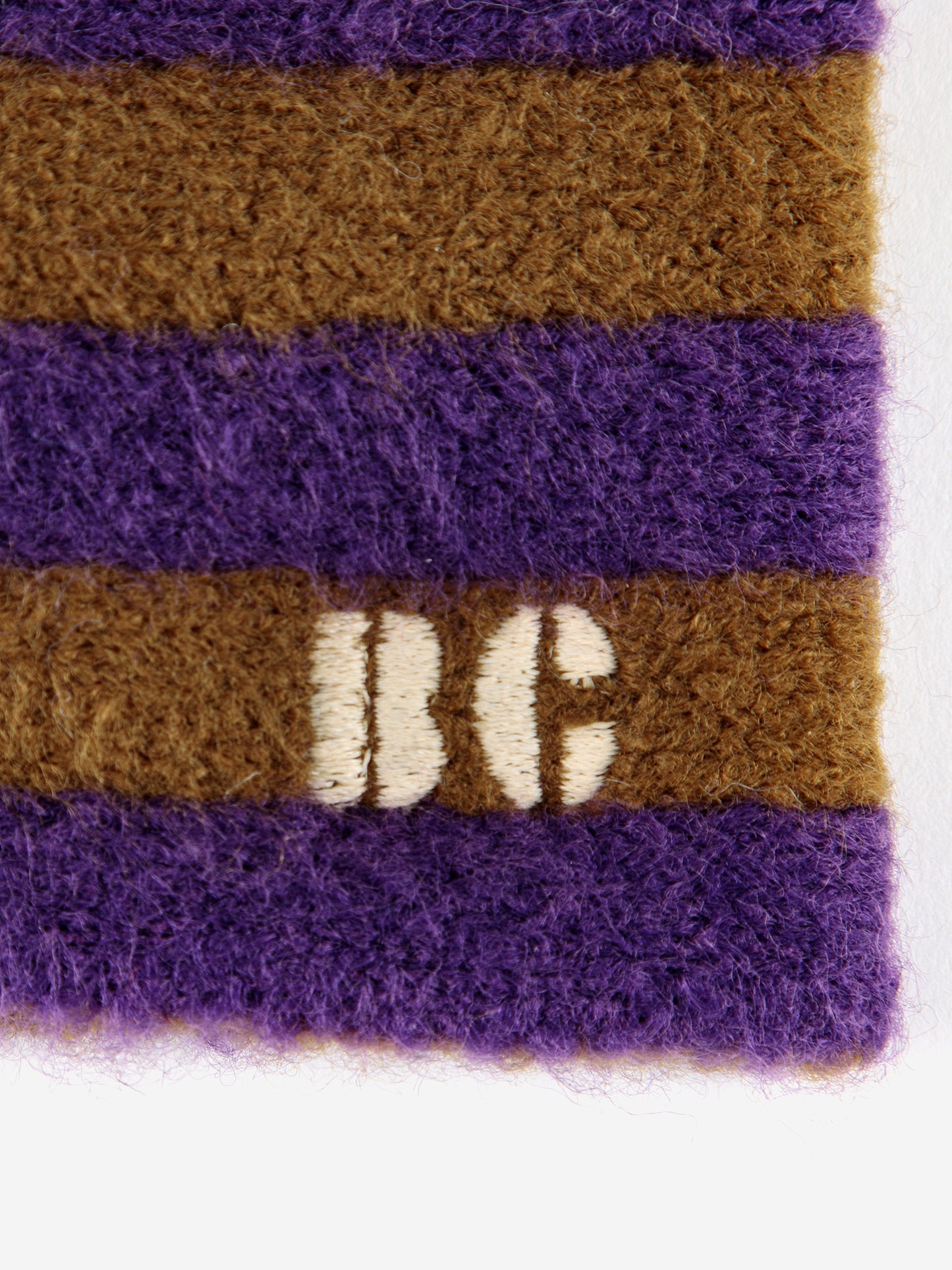 Striped Knitted Headband / Stirnband | KHAKI