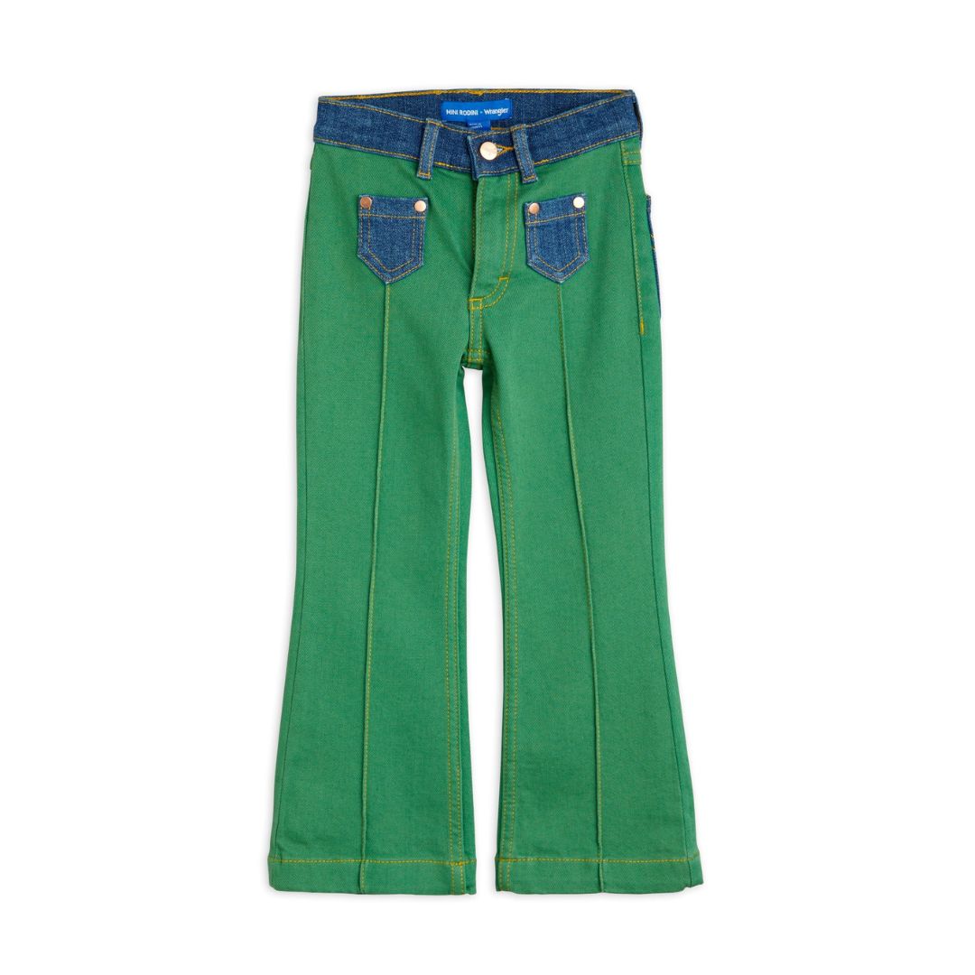 MR x WRANGLER Flared Jeans | PEACE DOVE Green