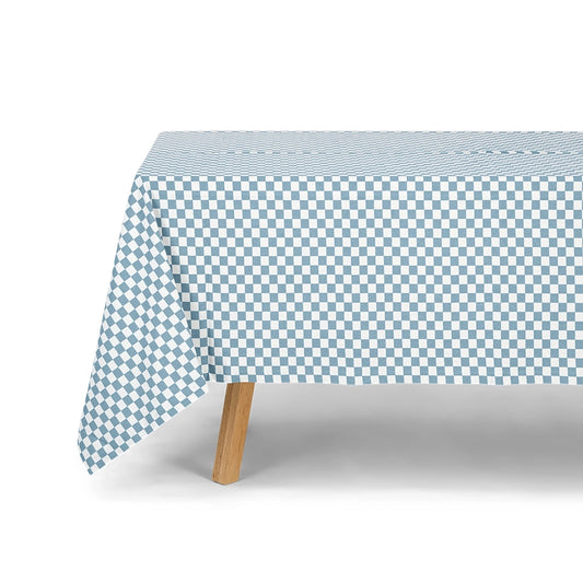 Tablecloth / Tischdecke ZOE | CHECKERBOARD BLUE
