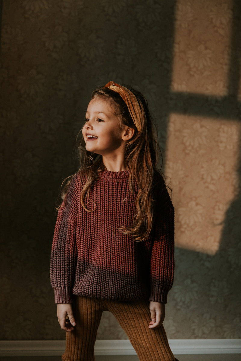 Chunky Knitted Sweater | GRAPE