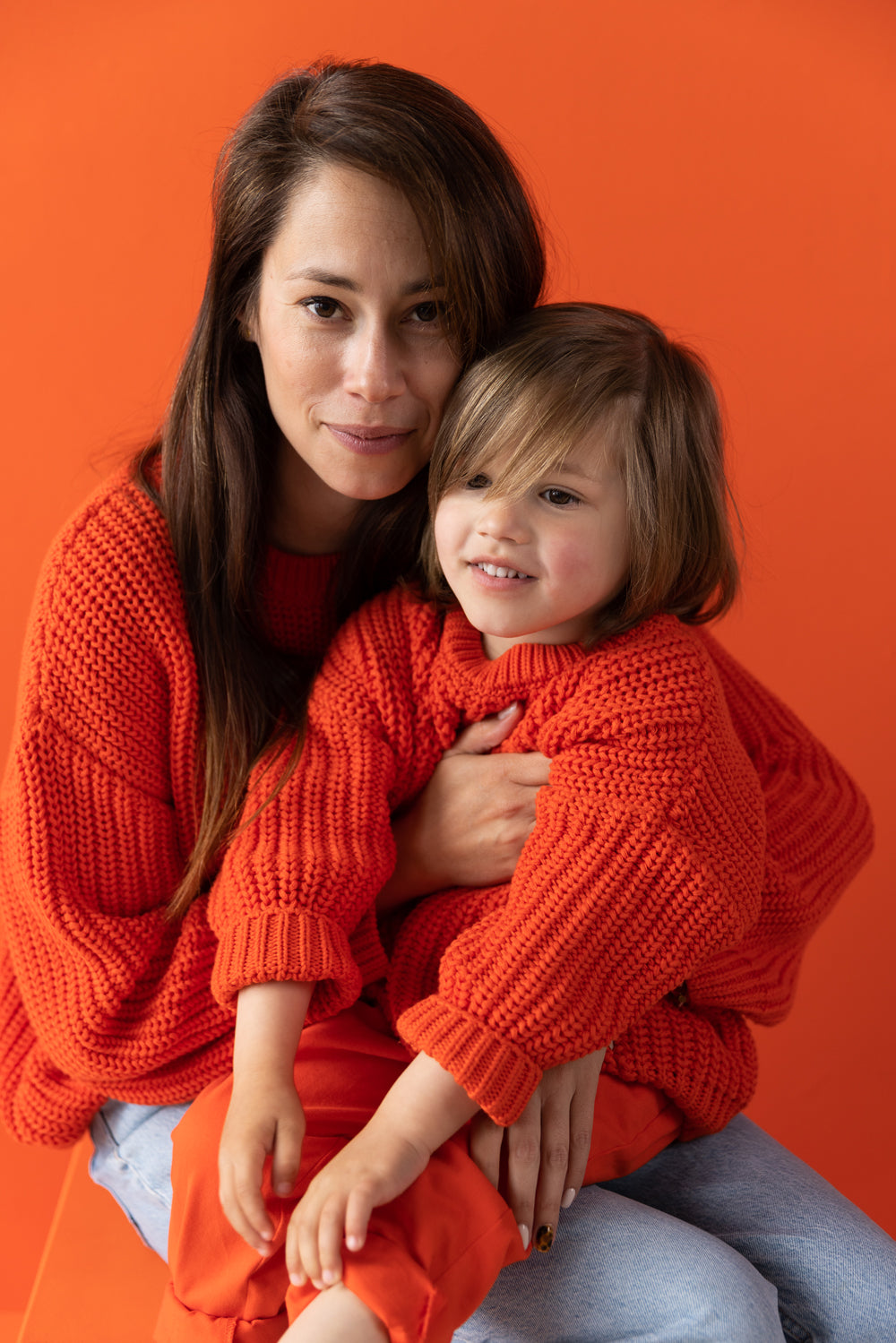 MOM Chunky Knitted Sweater | MANDARIN