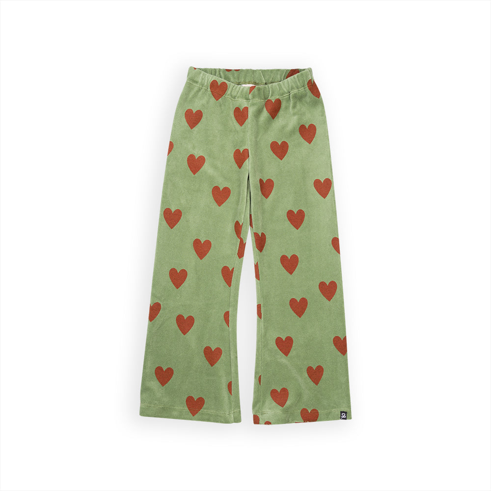 Velvet Flared Leggings | HEARTS