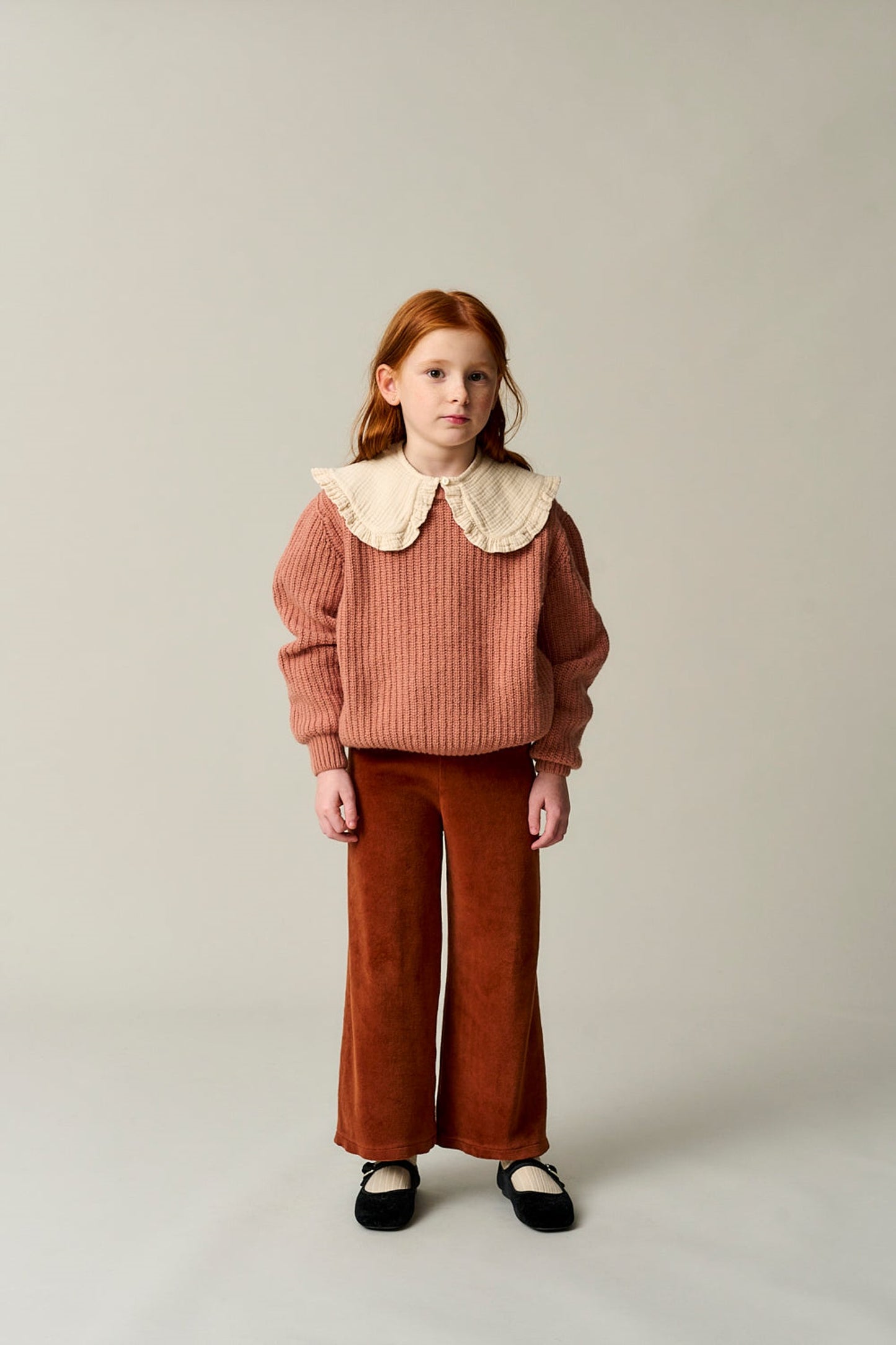 Velour Flared Pants | GREEN