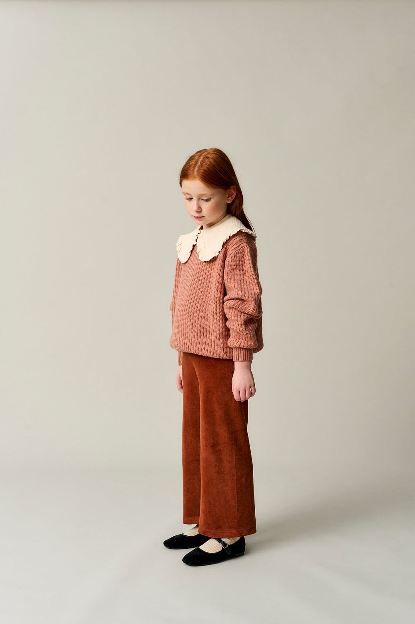 Velour Flared Pants | GREEN