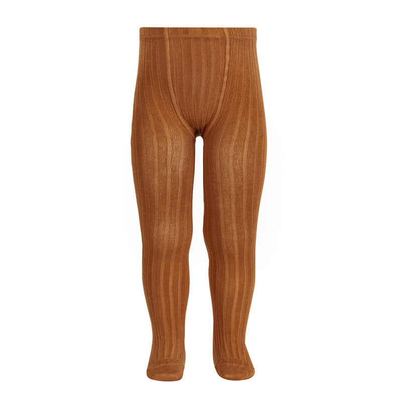 Ribbed Strumpfhose | Cinnamon #688