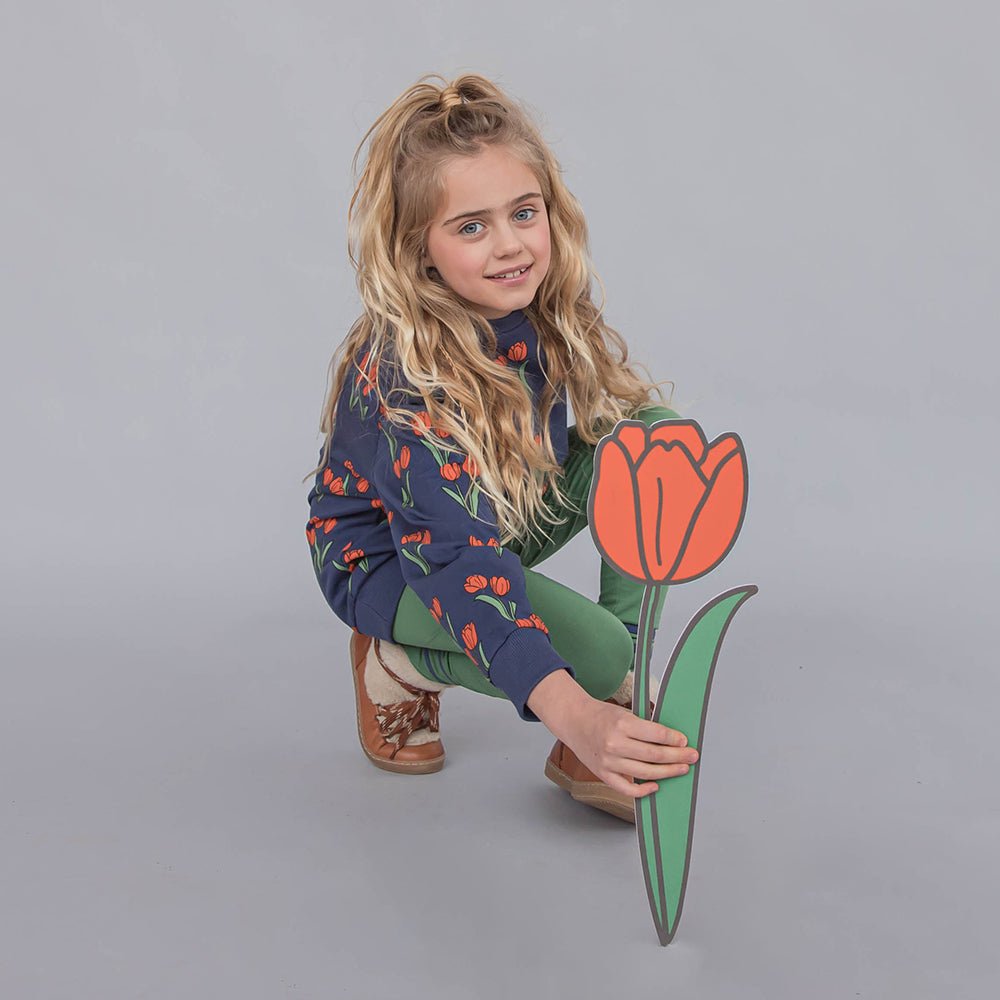 Sweatshirt with Split Back | TULIPS