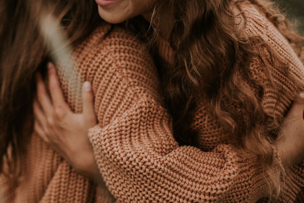 Chunky Knitted Sweater | CORAL