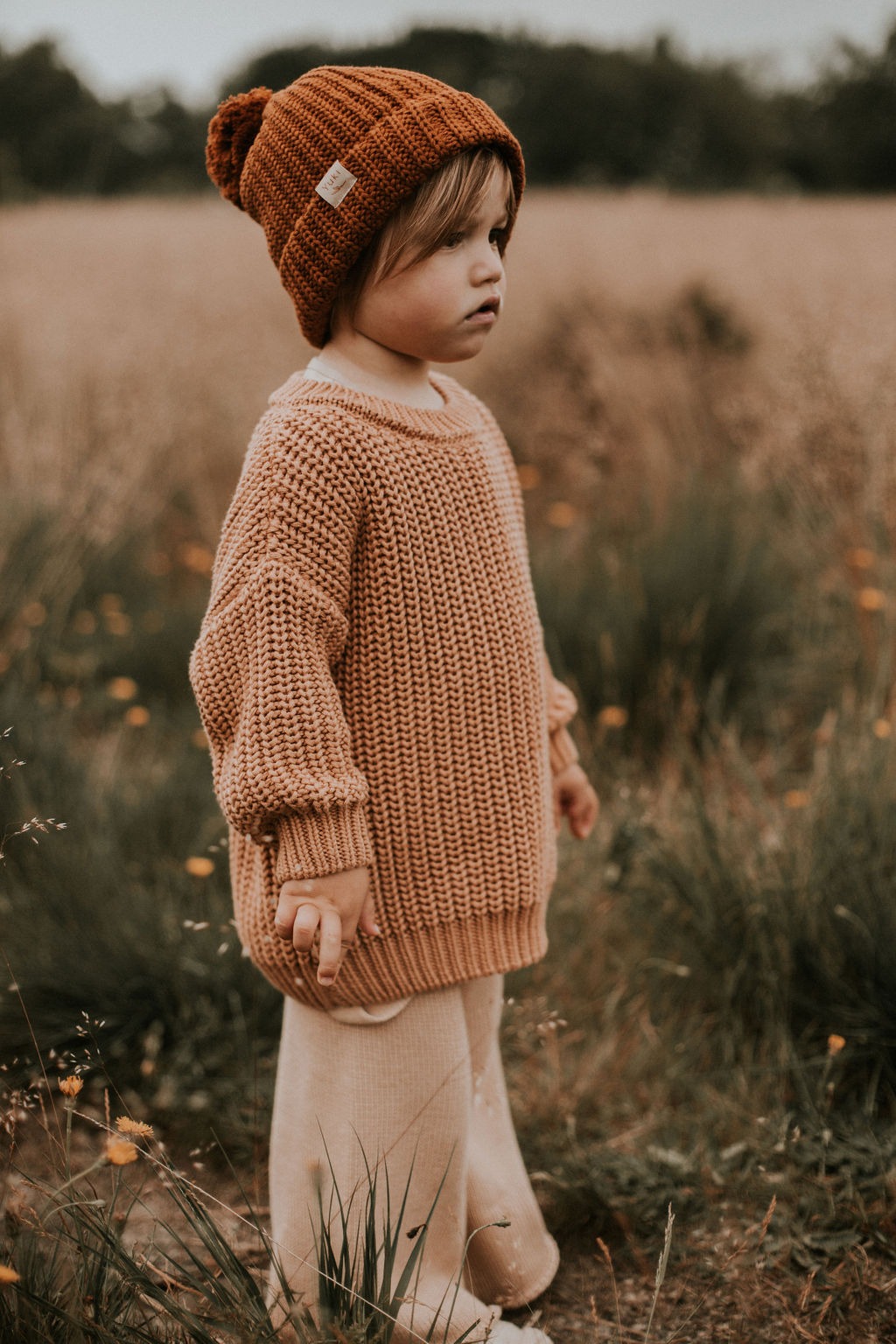 Chunky Knitted Sweater | CORAL
