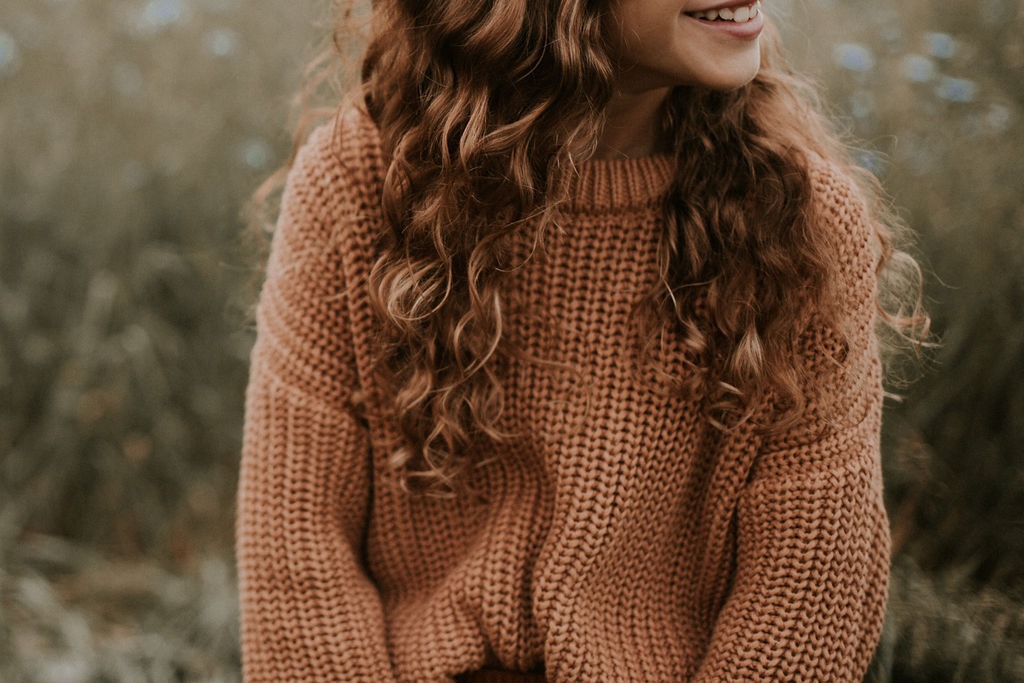 Chunky Knitted Sweater | CORAL