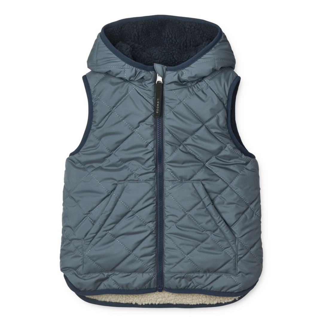 DIANA Wendbare Thermo Weste | WHALE BLUE MIX