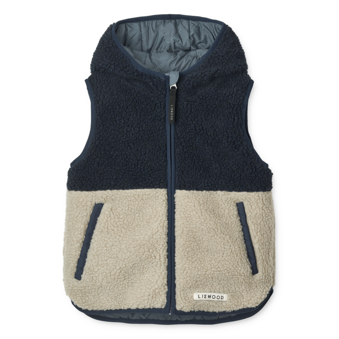 DIANA Wendbare Thermo Weste | WHALE BLUE MIX