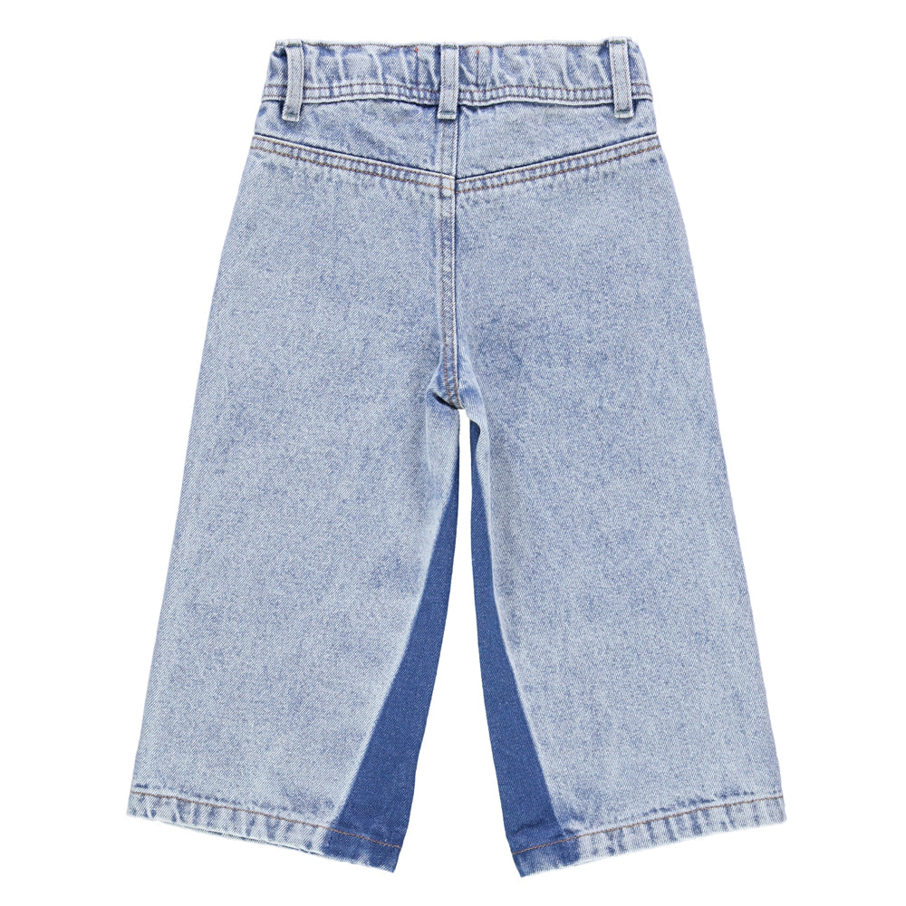 Flare Trousers | WASHED DENIM