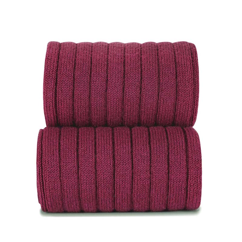 Ribbed Strumpfhose | Bordeaux #575