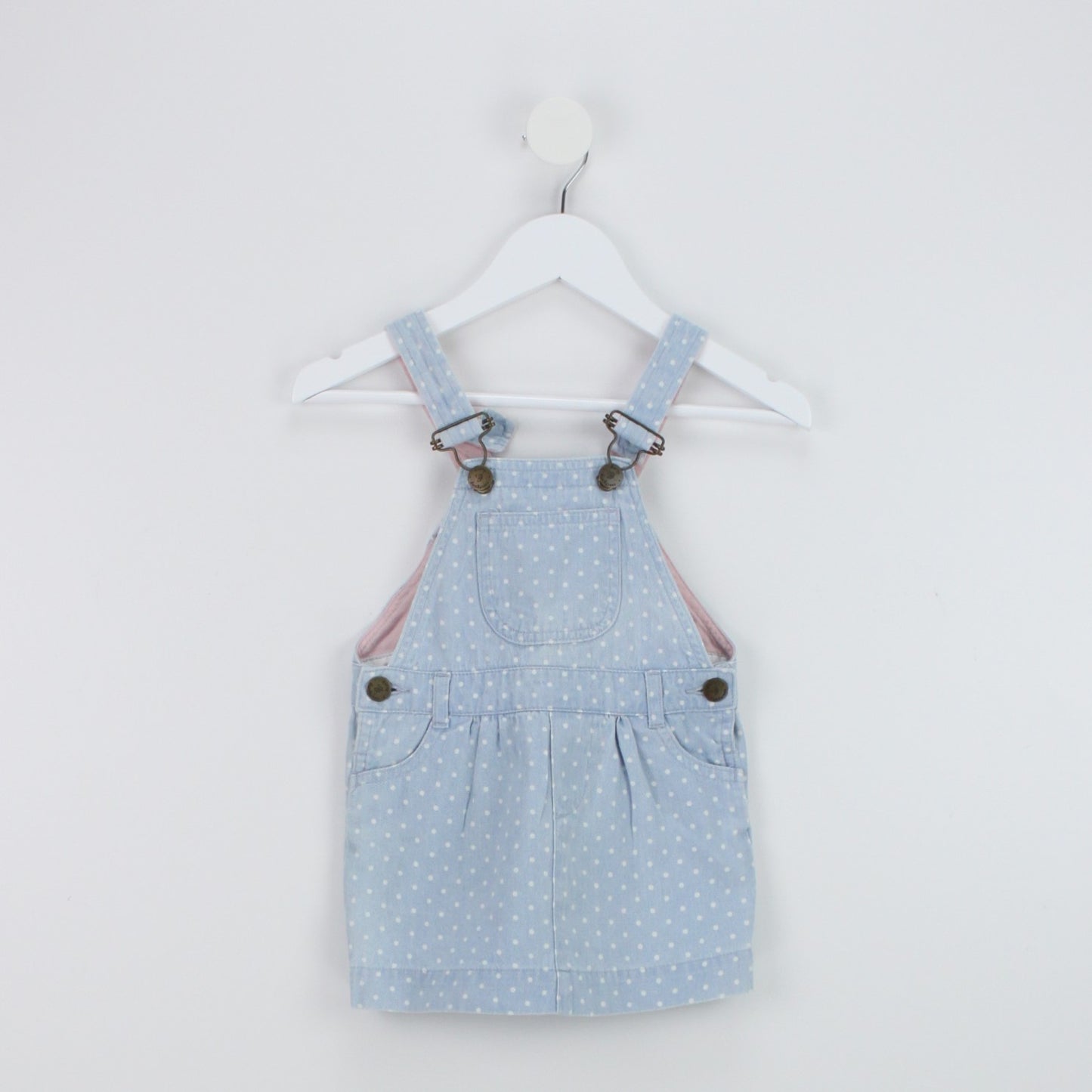 DOTTY DUNGAREES Pre-loved Latzkleid (12/18M)