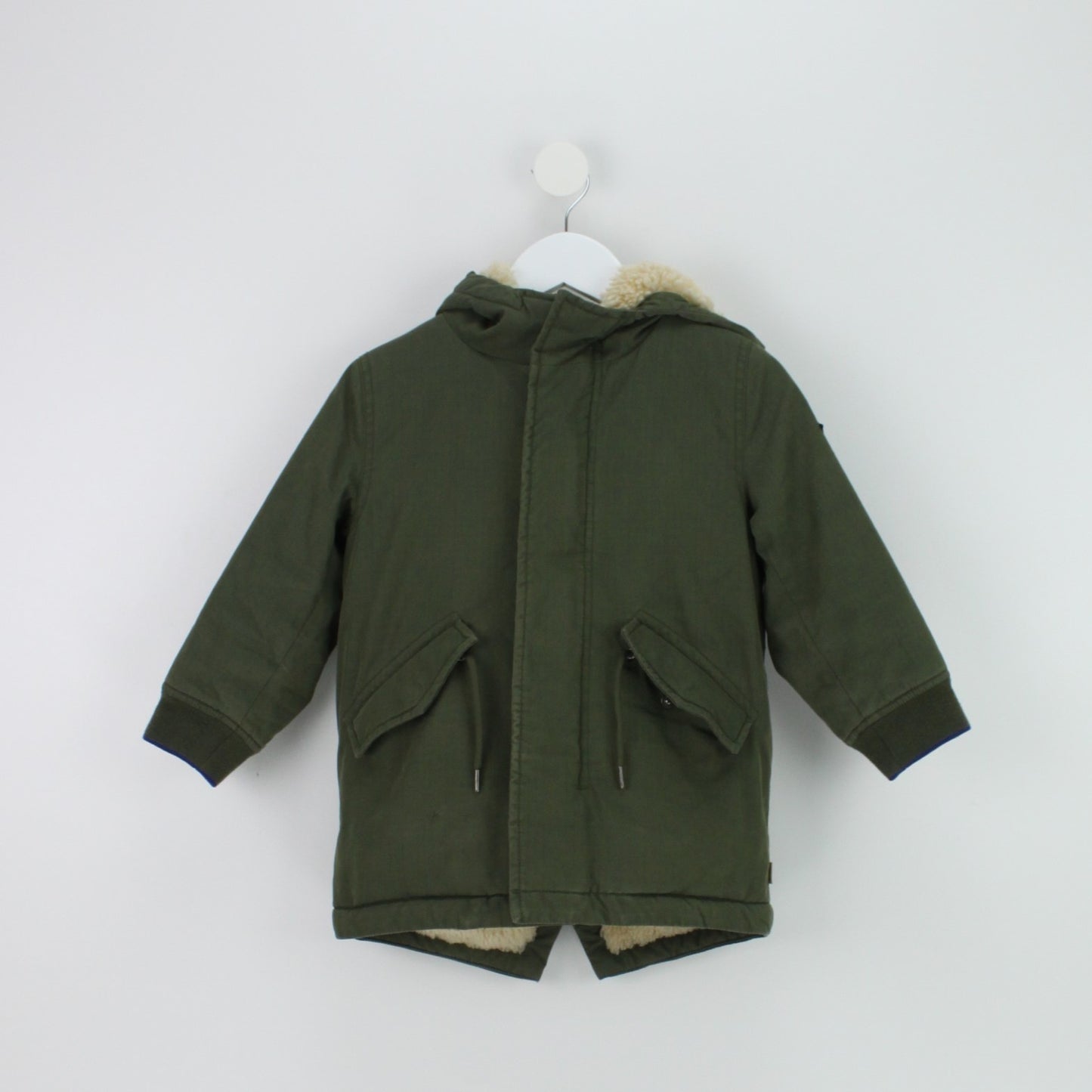 BELLEROSE Pre-loved Winterjacke / Parka mit Teddyfell (4Y)