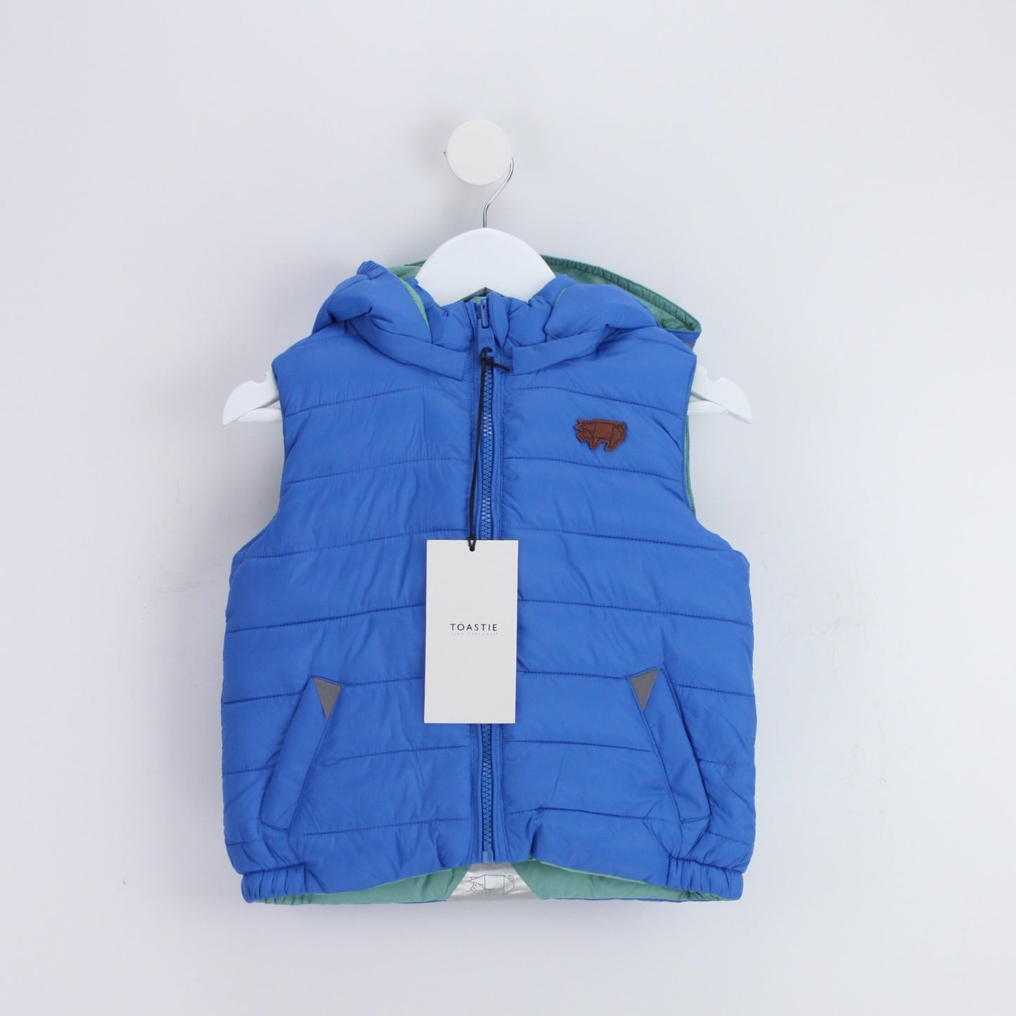 EcoReversible Gilet- LAPIS | CLOUD BLUE