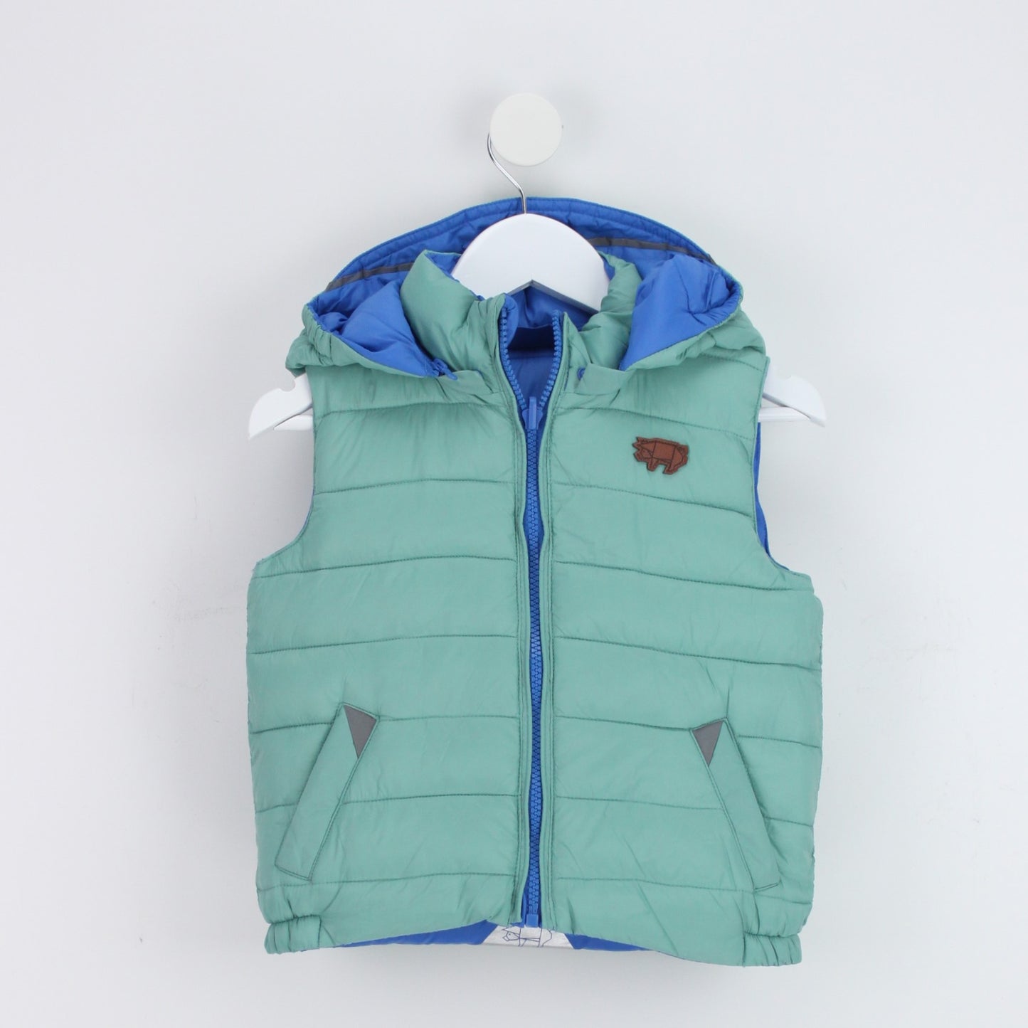 EcoReversible Gilet- LAPIS | CLOUD BLUE