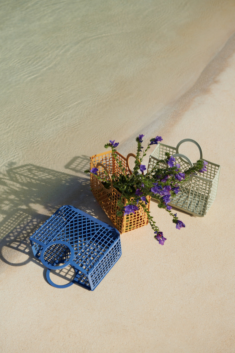 BLOOM BASKET Korbtasche | Classic Navy