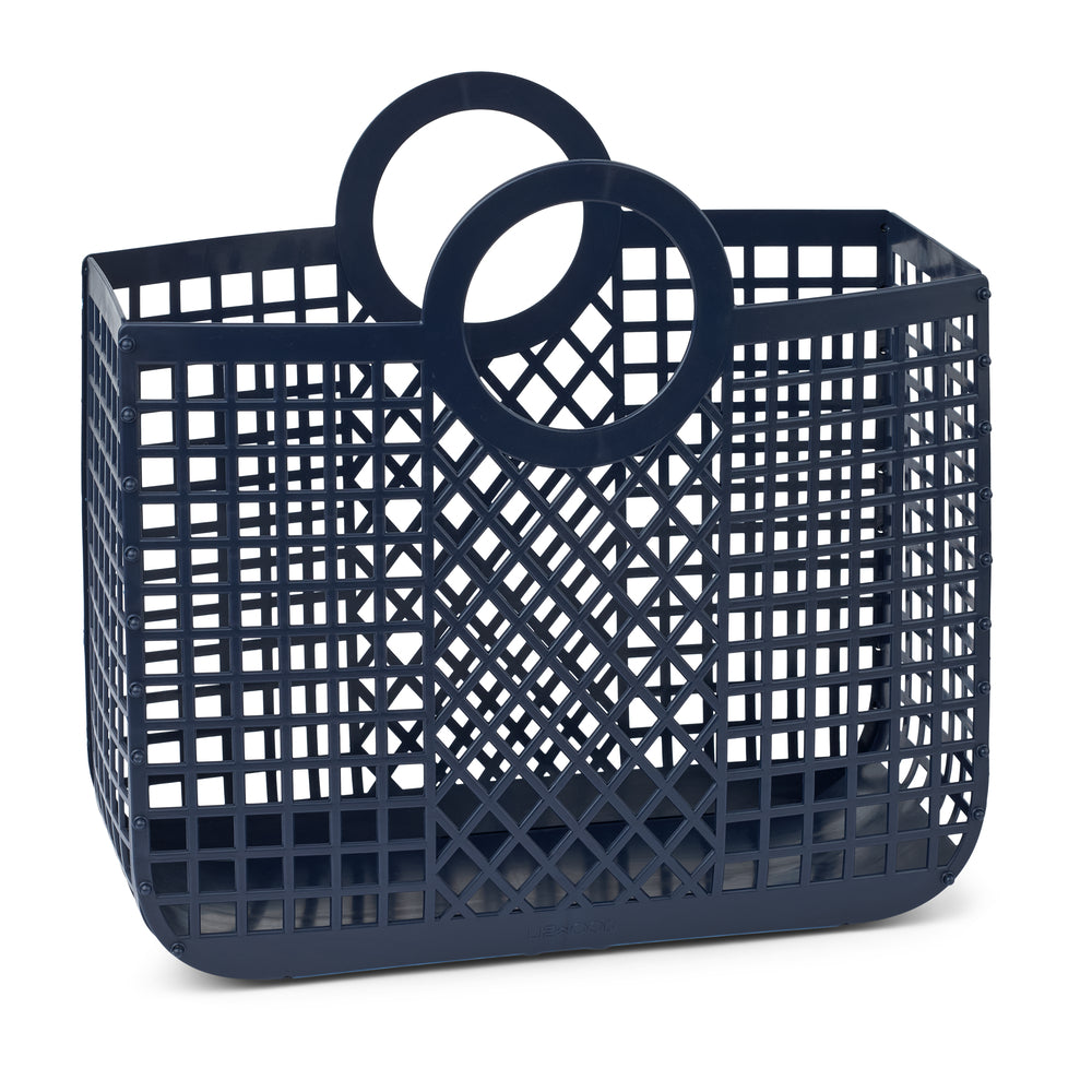 BLOOM BASKET Korbtasche | Classic Navy