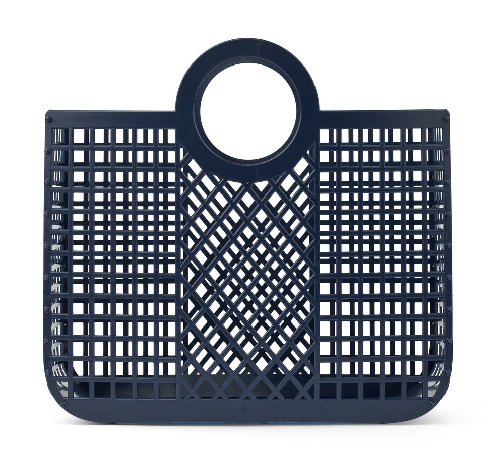 BLOOM BASKET Korbtasche | Classic Navy