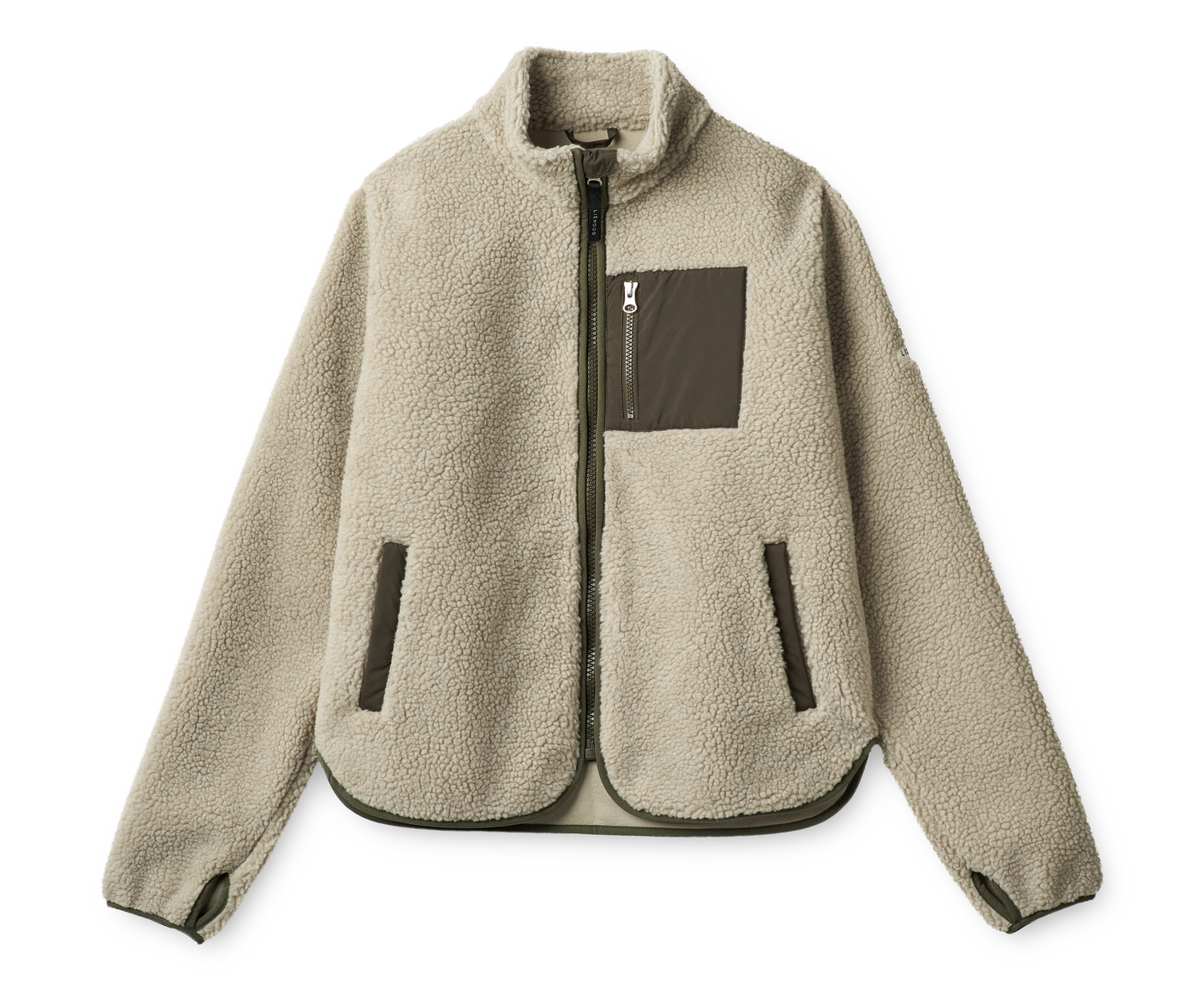 NELSON Sherpa MAMA-Jacke | Mist/Army Brown