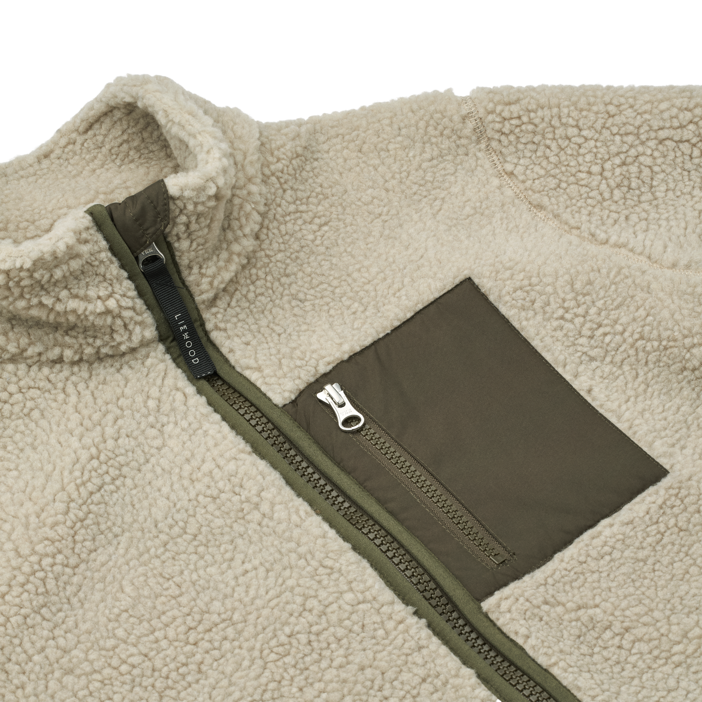NELSON Sherpa MAMA-Jacke | Mist/Army Brown