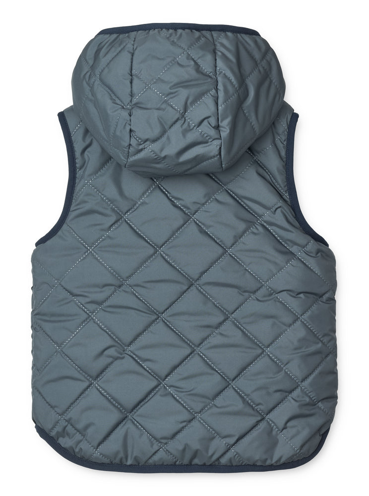 DIANA Wendbare Thermo Weste | WHALE BLUE MIX