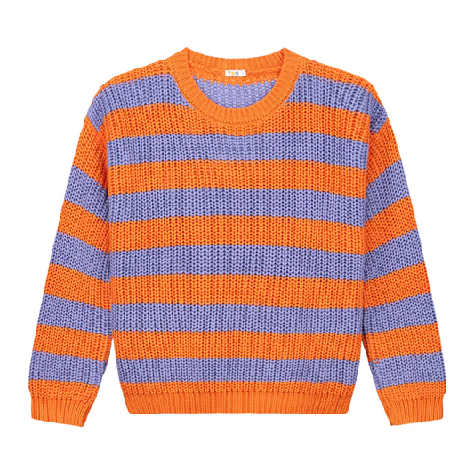MOM Chunky Knitted Sweater | HAPPY STRIPES
