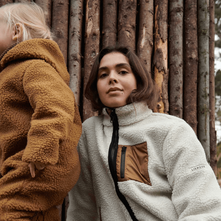 NELSON Sherpa MAMA-Jacke | Mega Leo/Oat Mix