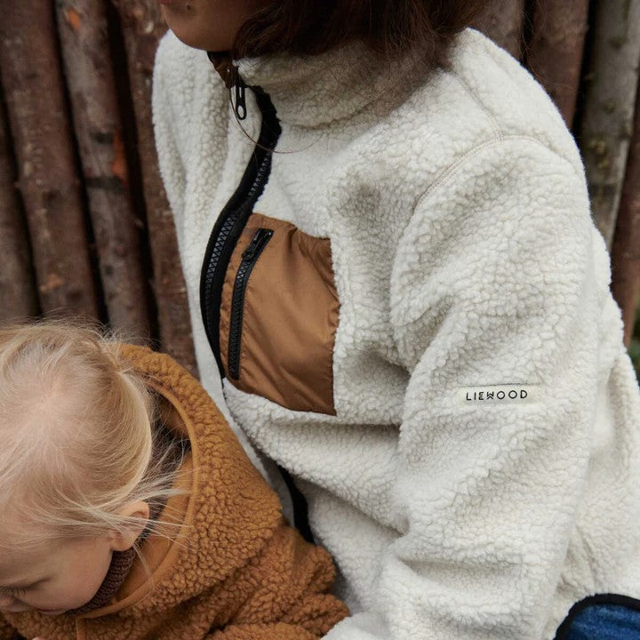 NELSON Sherpa MAMA-Jacke | Mega Leo/Oat Mix