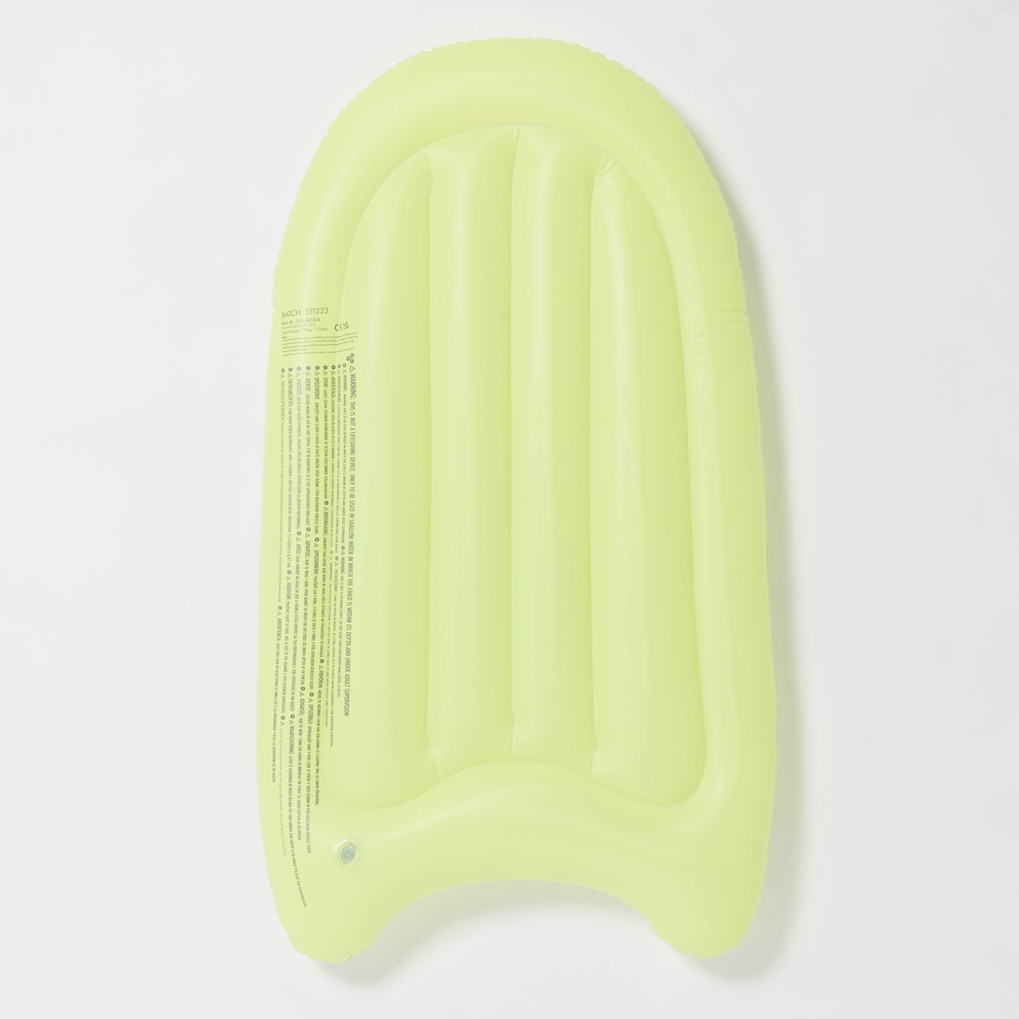 INFLATABLE BOOGIE BOARD | The Sea Kids Blue Lime