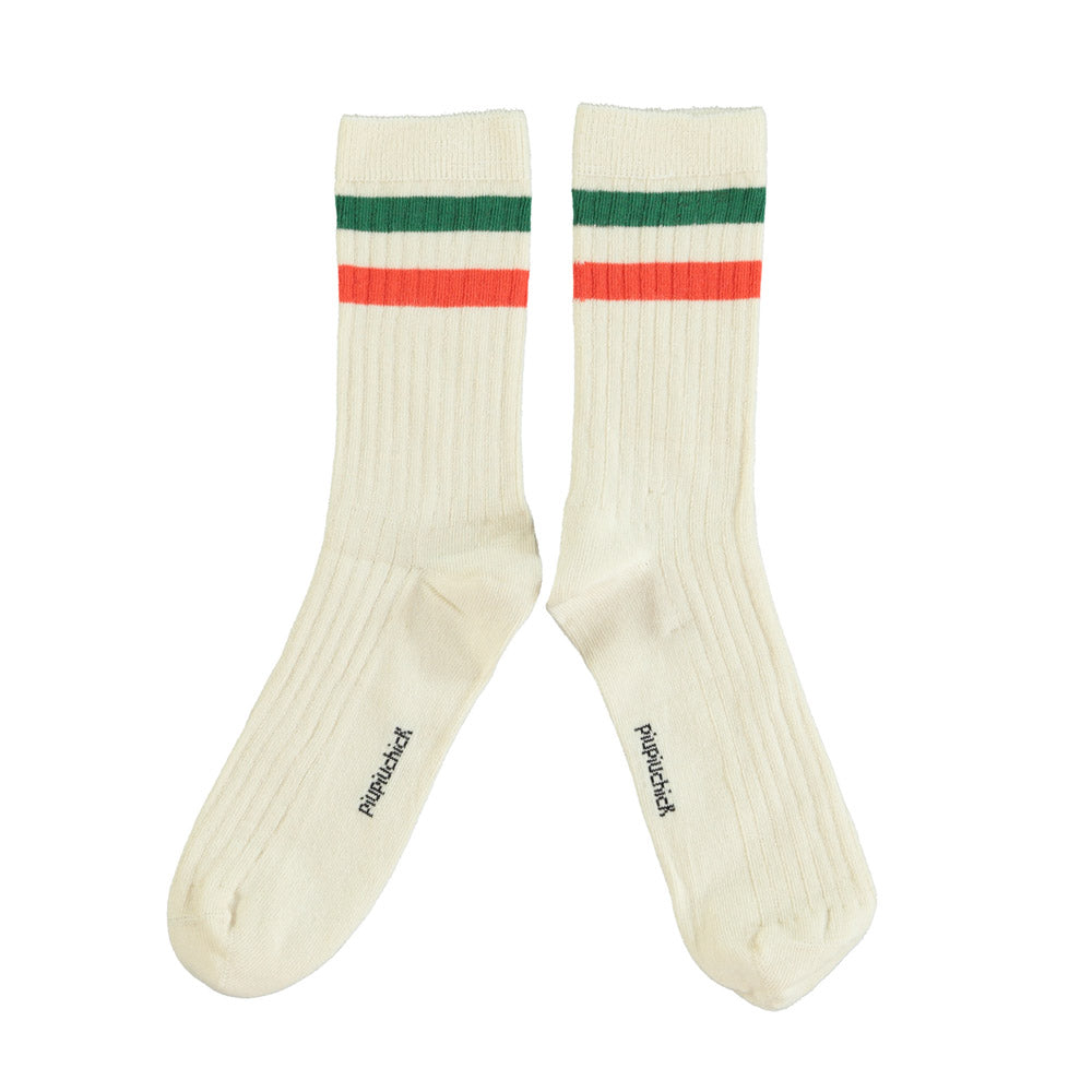 Socks | ERCU/ORANGE&GREEN STRIPES