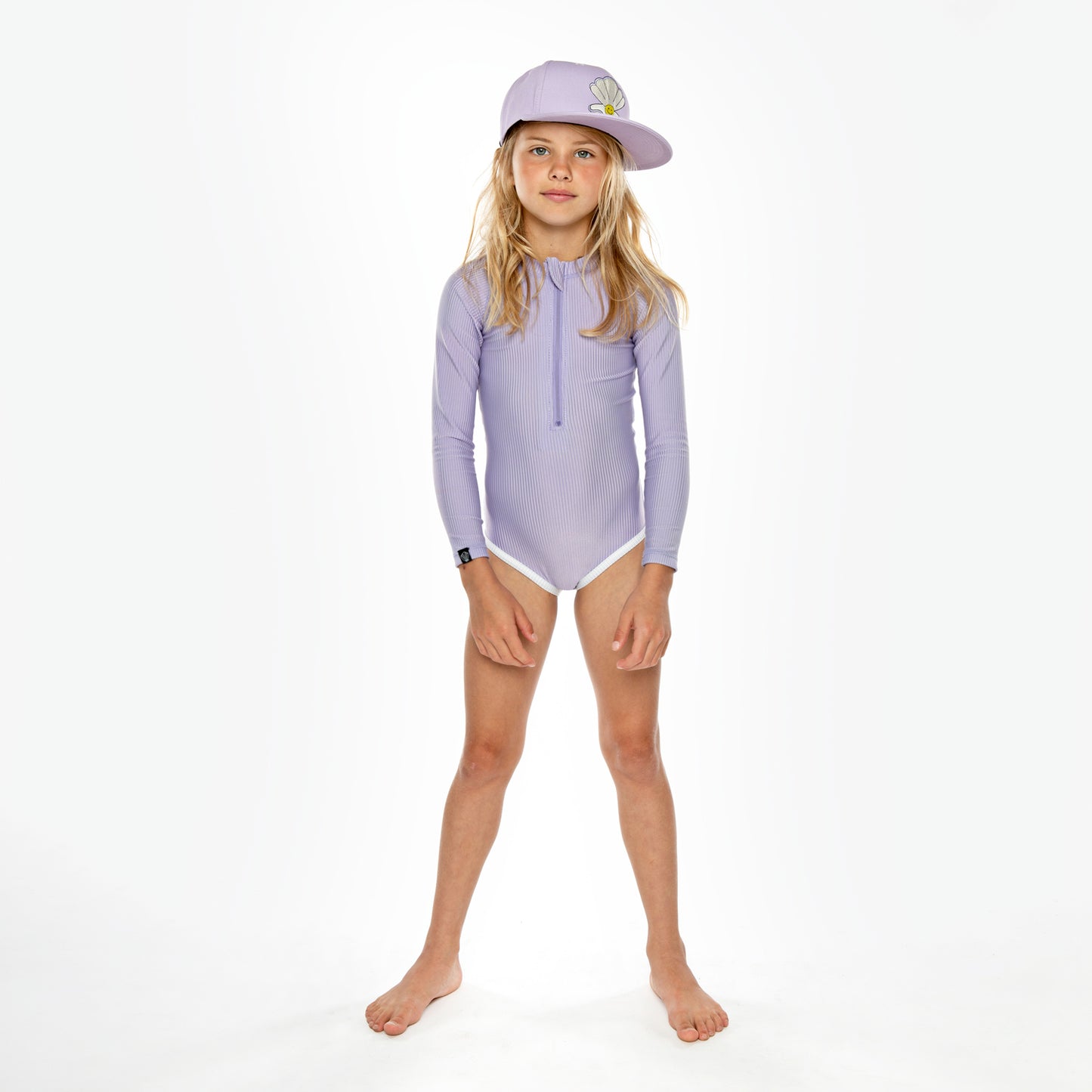 Ribbed Badeanzug | LAVENDER