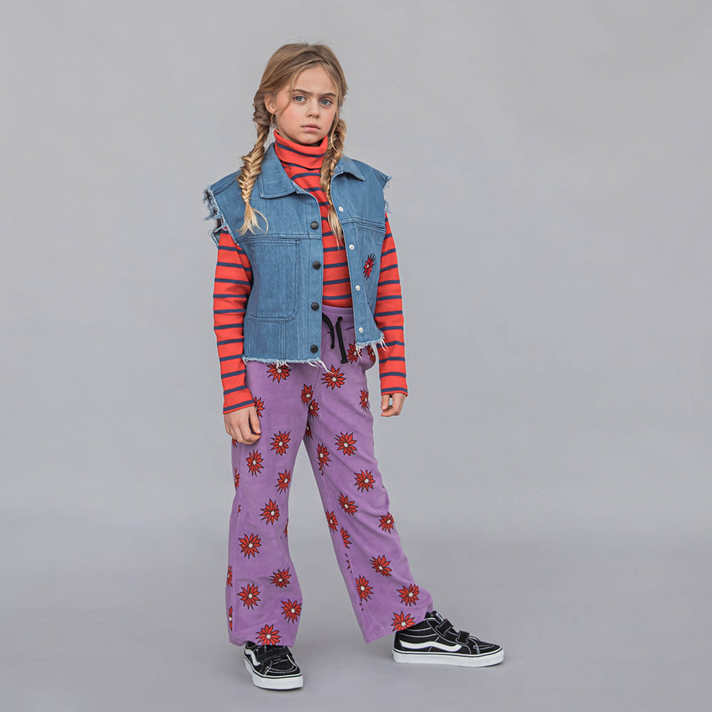 Velvet Flared Leggings | DAHLIA
