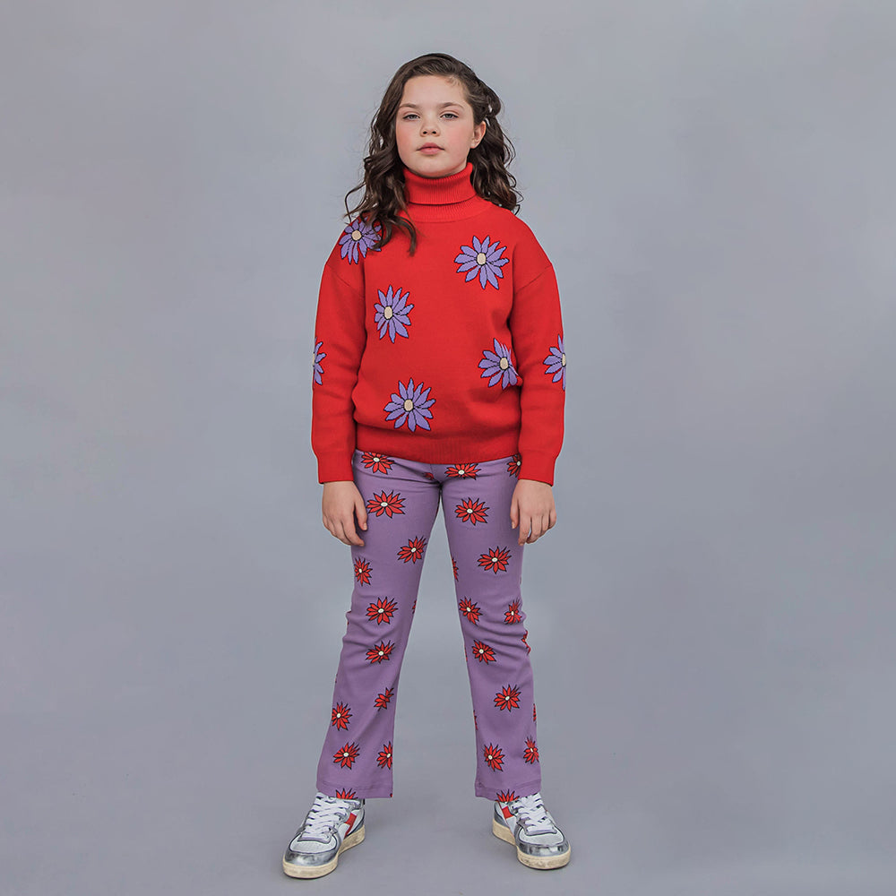 Velvet Flared Leggings | DAHLIA